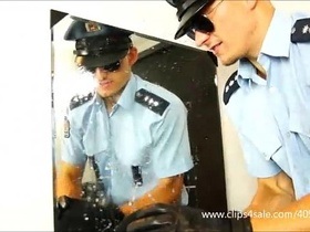 DOMINANT COPS SPITS AND STOMPS ON SLAVE - 061