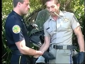 2 culo gobbling  cops give head and bang culo before jizzing their cum loads