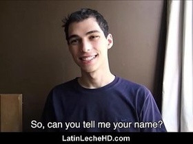 Unexperienced Young Spanish Latino Fellow Paid To Fuck A Stranger He Met On Streets Of Buenos Aires