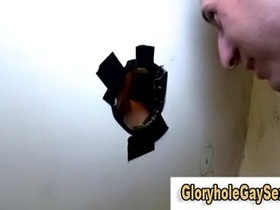Gay-for-pay gloryhole dude lured by damsel