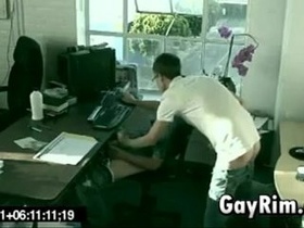 Gay Guys Screwing At The Office